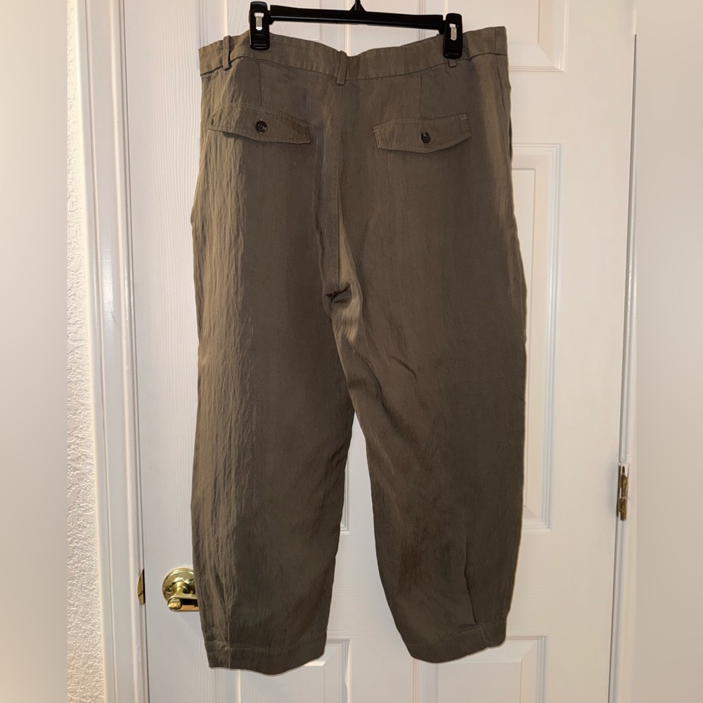 Zara Green Joggers Relaxed Fit - Picture 4 of 5